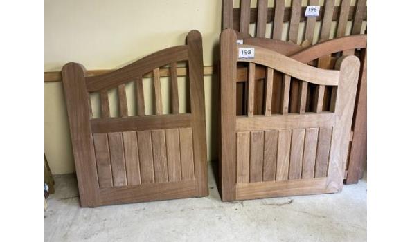 2-delige houten poort BRITISH GATES afm 100x130cm per stuk